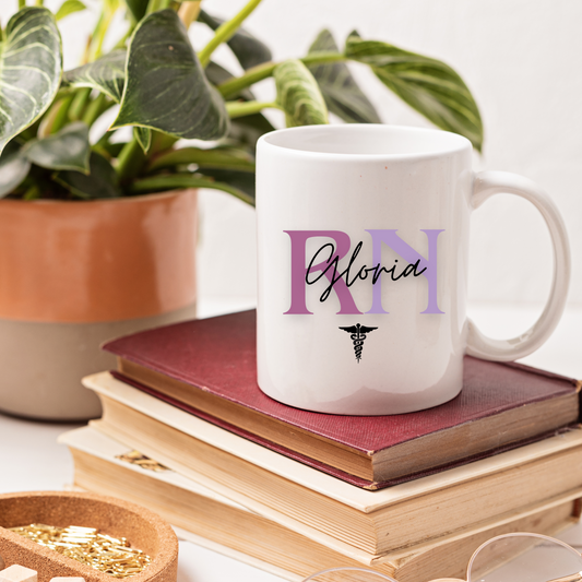 RN graduate mug